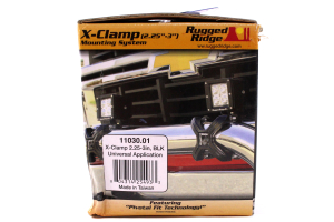 Rugged Ridge 2.25-3in X-Clamp Bar Mount Black