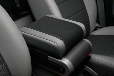 Rugged Ridge Arm Rest Pad Black/Grey - JK 2007-10