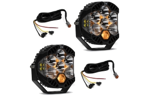 Baja Designs LP6 Series LED Light Kit w/ Upfitter Wiring Harness - JT/JL w/ Steel Bumpers