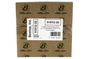 Bestop Black Diamond Element Door Storage Bags Black - LJ/TJ/YJ