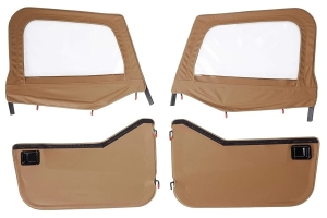 Bestop 2-piece Full Fabric Doors - Spice - CJ7
