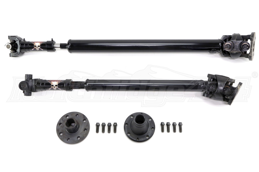 Jeep JK 4dr Adams Driveshaft Front and Rear Solid 1350 CV Driveshafts