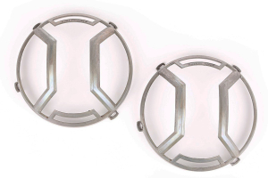 Rugged Ridge Elite Headlight Euro Guards, Raw - JK