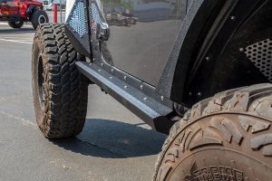 DV8 Offroad Body & Frame Mounted Rock Sliders - JL 2dr