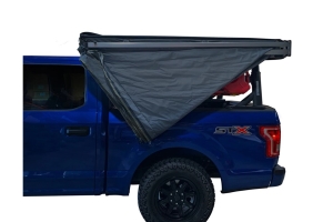 Overland Vehicle Systems Nomadic 270 LT Awning - Driver Side - Dark Gray w/ Black Cover