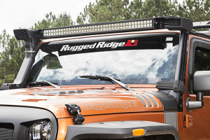 Rugged Ridge Elite Fast Track Windshield Light Bar Mounting Brackets - JK