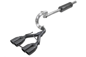 aFe Rebel Series 2.5in Cat-Back Exhaust System w/Black Tip  - JL 4Dr 3.6L