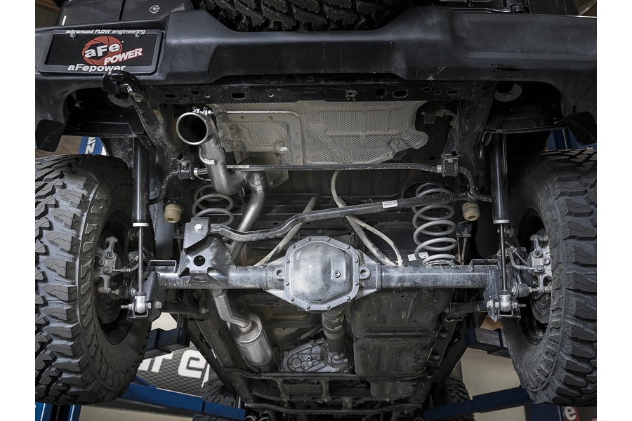 aFe Power MACH Force-Xp Hi-Tuck 2.5in Cat-Back Exhaust System - Polished - JL 4Dr 3.6L