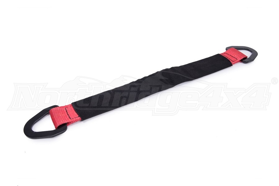 SpeedStrap 2in x 24in Axle Strap w/ D-Rings, Red  - 10,000lb Max Capacity