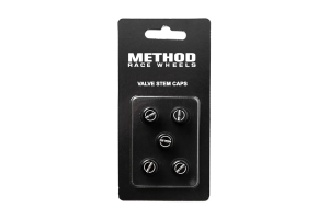 Method Race Wheels Valve Stem Caps, 5pcs - Black