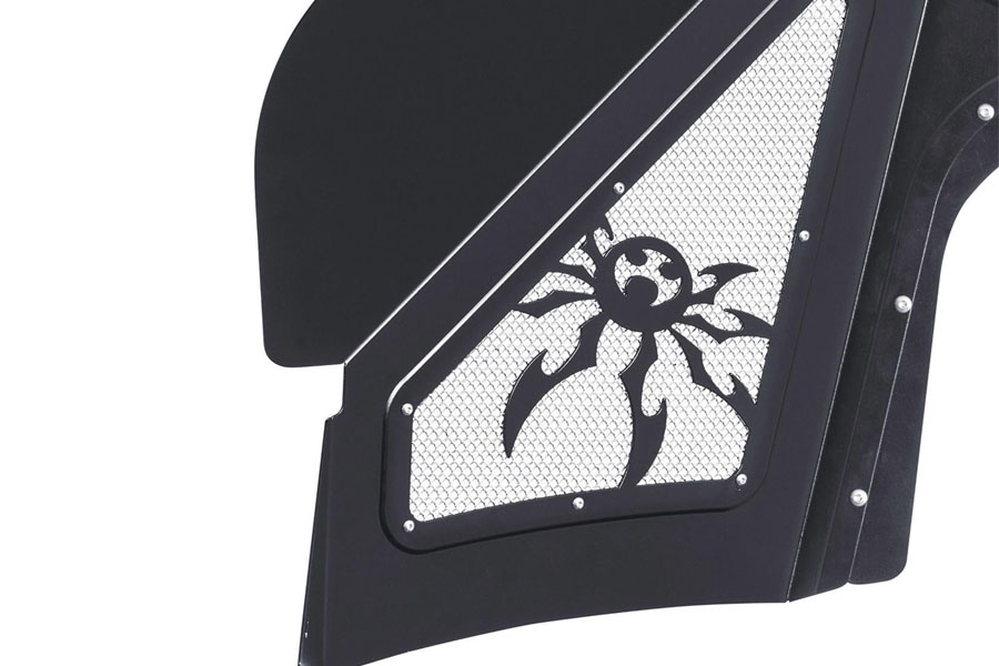 Poison Spyder Front Inner Fender Liners w/ Vented Panels - Black - JL/JT