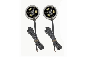 Off Road Only LiteSpot Rock Lights Chassis LEDs, Pair - Red 