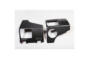 Rugged Ridge Rear Corner Guards Black - JK