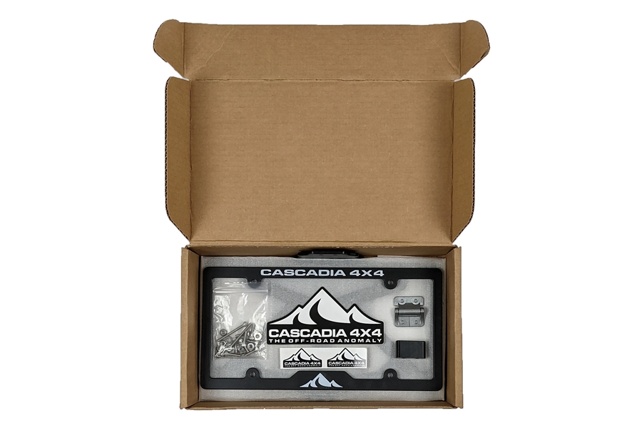 Cascadia 4x4 Flipster V3 Winch License Plate Mounting System