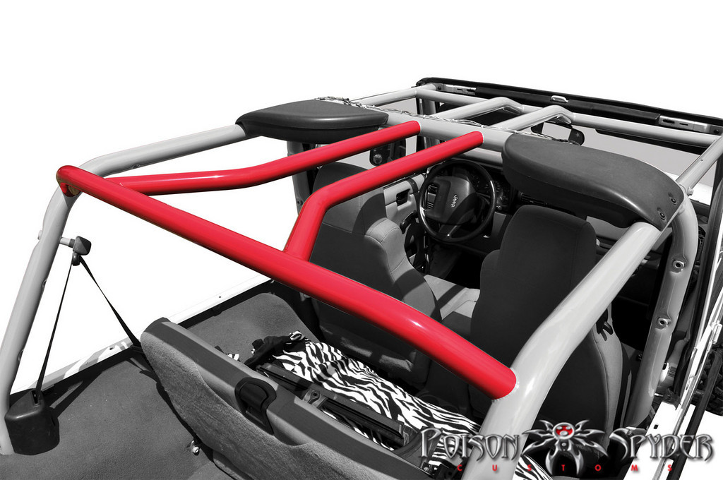 Poison Spyder Trail Cage Rear Spreader Bar Kit Bare - LJ/TJ