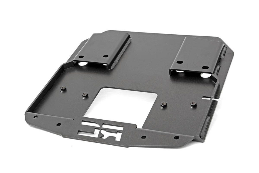 Rough Country Tire Carrier Relocation Plate w/o Rear Proximity Sensors - JL
