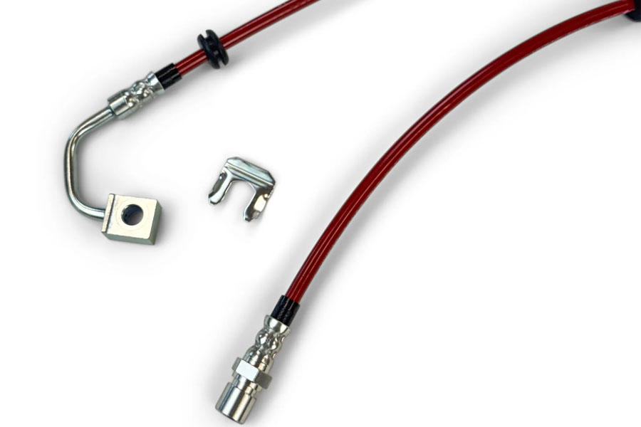 Clayton Off Road HD Front Extended Brake Lines 40in - JL/JT