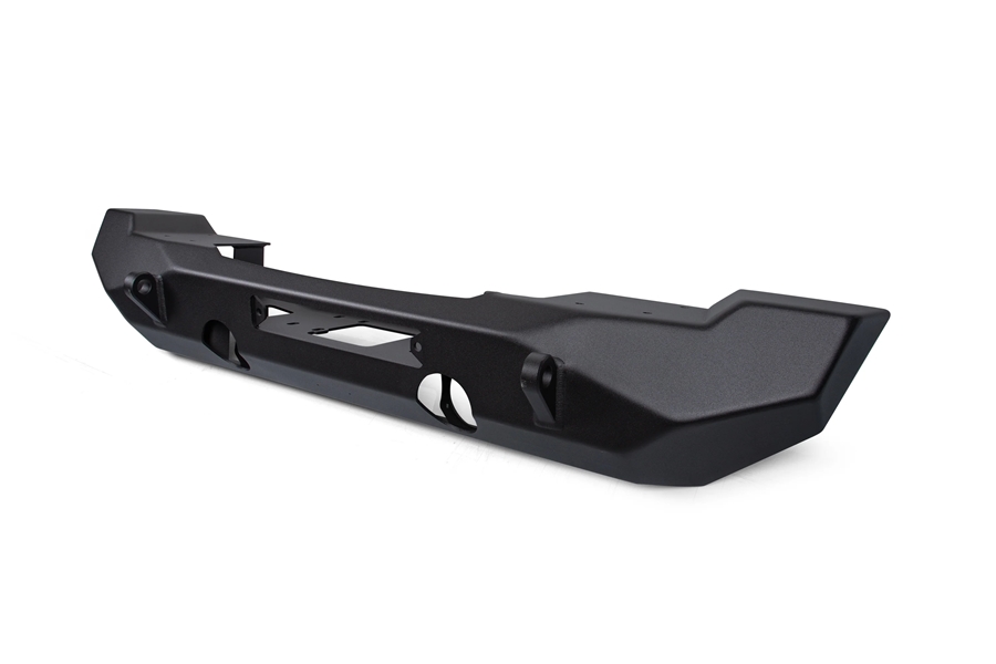 Crawltek Pyro Front Mid-Width Bumper, Steel - Black - JT/JL