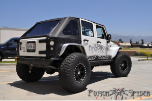 Poison Spyder Standard Width Rear Crusher Flares Aluminum - JK