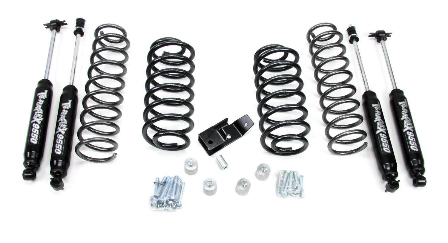 Teraflex 2in  Coil Spring Lift Kit & 9550 VSS Twin-Tube Shocks  - TJ/LJ