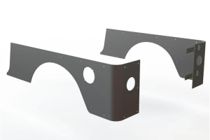 Motobilt Factory Wheel Well Opening Corner Guards - Bare - LJ