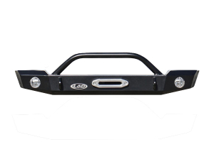 LOD Signature Series Mid Width Front Bumper w/ Bull Bar Guard, Black Powder Coated  - JT/JL