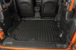 Rugged Ridge All Terrain Floor Liner Set w/ Full Cargo, Black  - JL 2Dr