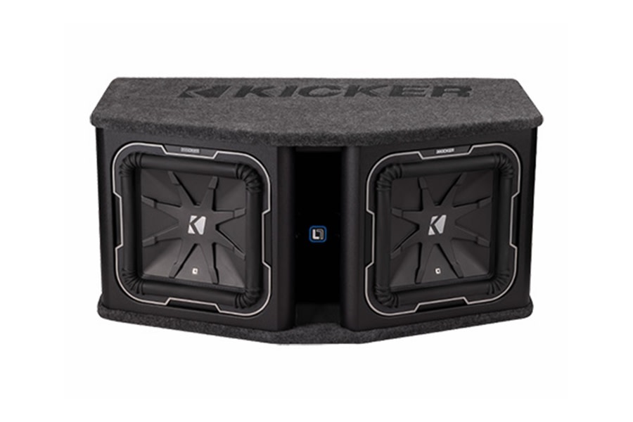 Kicker Dual 12in L7 2ohm Loaded Subwoofer Enclosure      