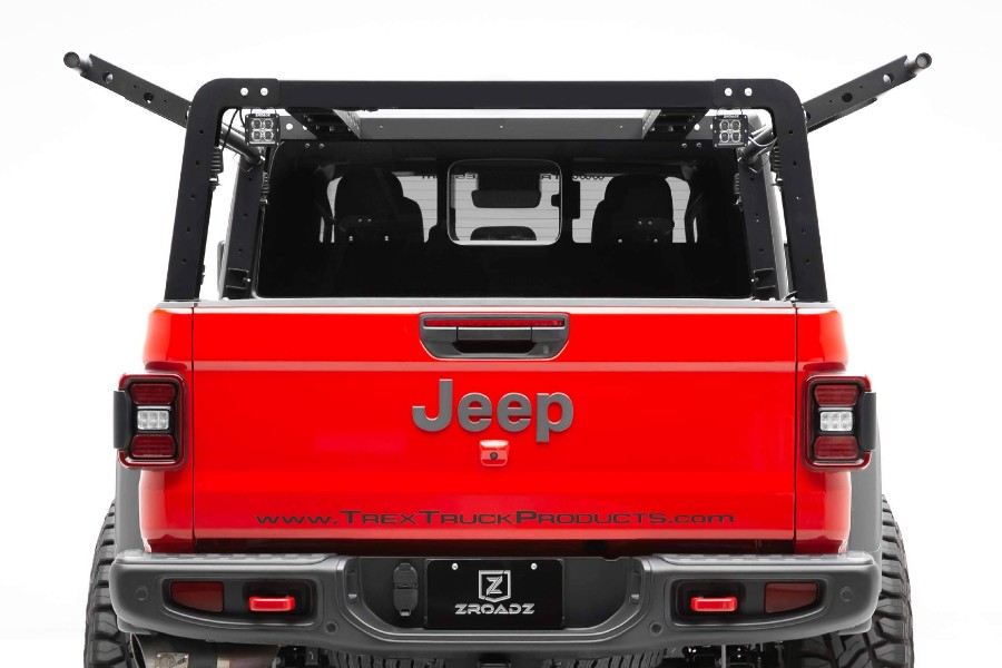 ZROADZ Overland Access Rack w/ Two Lifting Side Gates, without Factory Rail  - JT