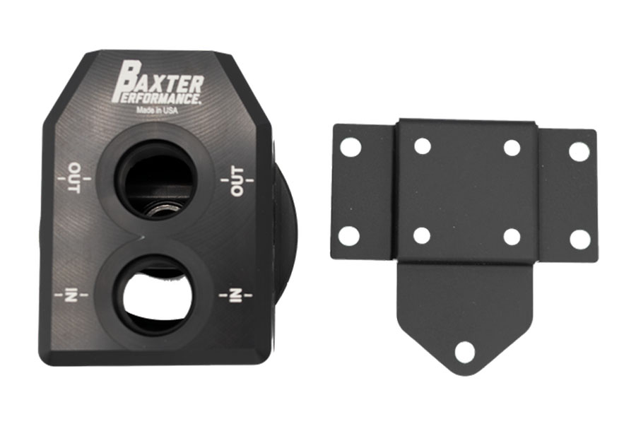Baxter Performance Universal 6-Port Remote Oil Filter Mount