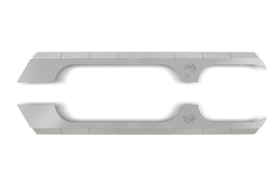 Crawltek Rocker Body Cladding - Aluminum - JK 4Dr