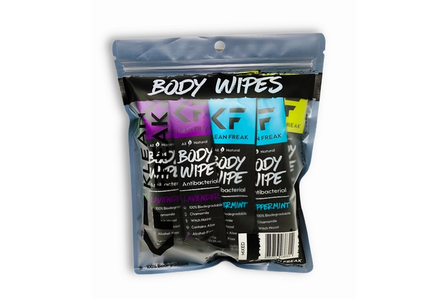 Klean Freak Mixed Bag Body Wipe - 12pk