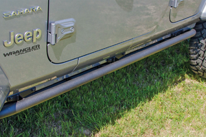 N-Fab RKR Rails Full Length, Textured Black - JL 4DR