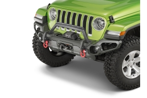 Rugged Ridge Venator Front Bumper w/ Overrider and Winch Tray  - JT/JL