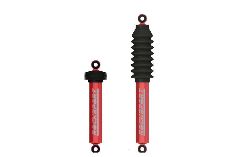 MetalCloak RockSport Steering Stabilizer Kit - Red - JL/JT