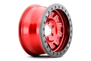 Dirty Life 9302 RoadKill Series Wheel, Red w/ Black Ring - 17x9 5x5 - JT/JL/JK