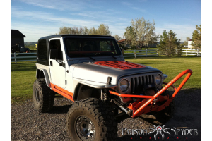 Poison Spyder Hood Louver Black - TJ