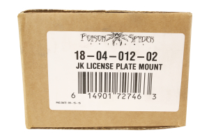 Poison Spyder License Plate Mount Black - JK