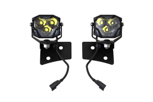 Morimoto 4Banger NCS LED A-Pillar  Kit - Yellow Combo  - JK 