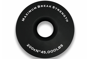 Overland Vehicle Systems Recovery Ring 6.25in, Black - 45,000lb Break Strength