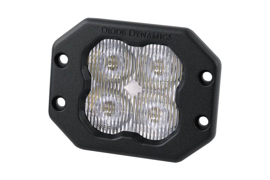 Diode Dynamics SS3 Sport Flush Mount LED Pod, ABL White - SAE Fog