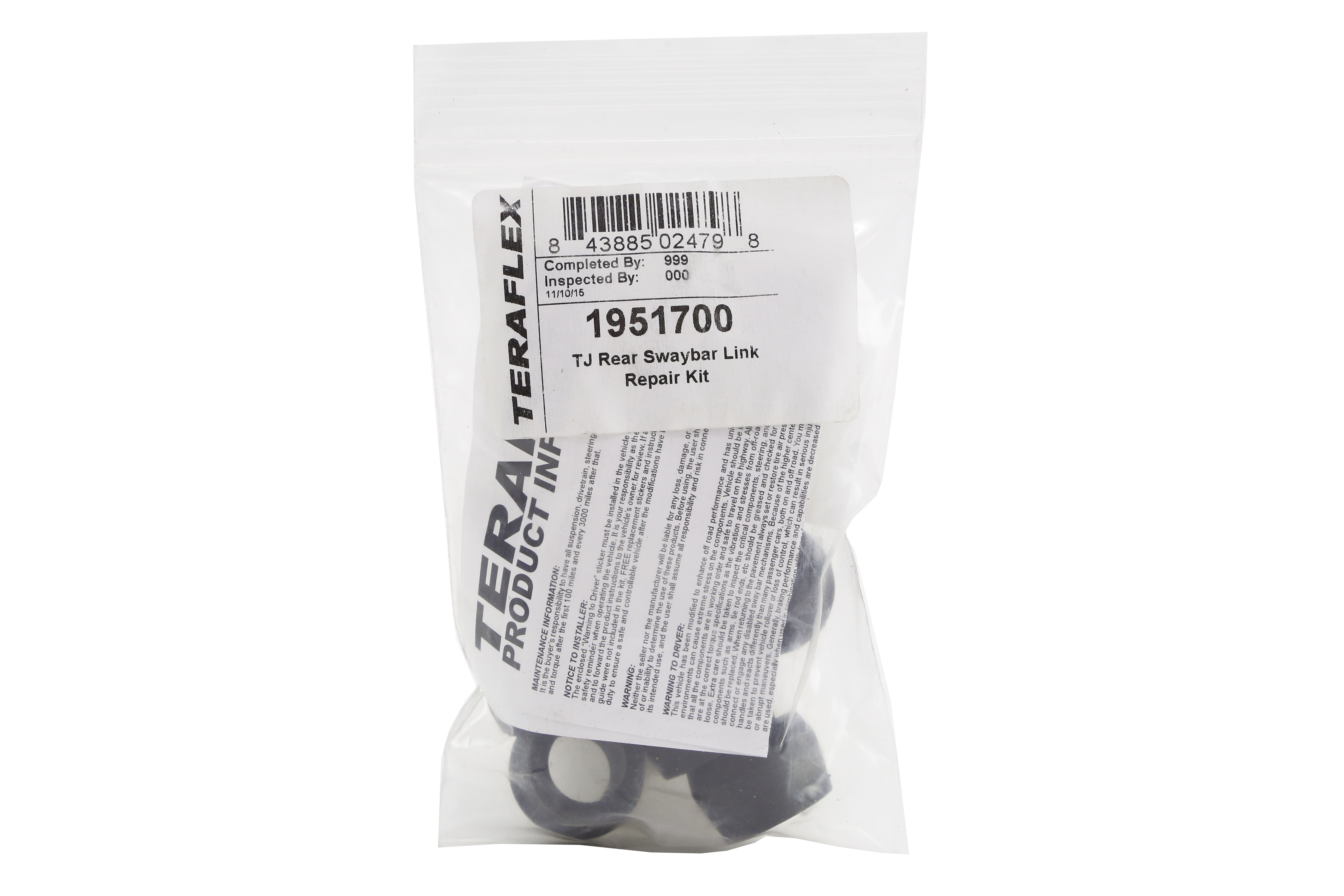 Teraflex Rear Sway Bar Link Repair Kit - TJ
