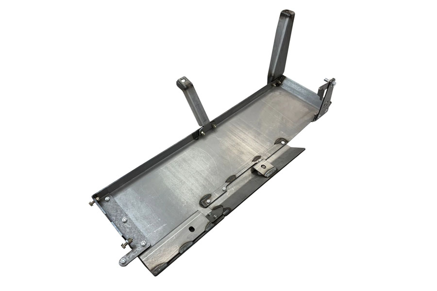Clayton Off Road Exhaust/Resonator Skid Plate - Bare - JL