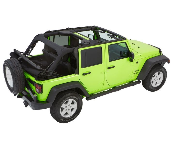 Bestop Trektop Glide Convertible Soft Top Black Diamond  - JK 4dr