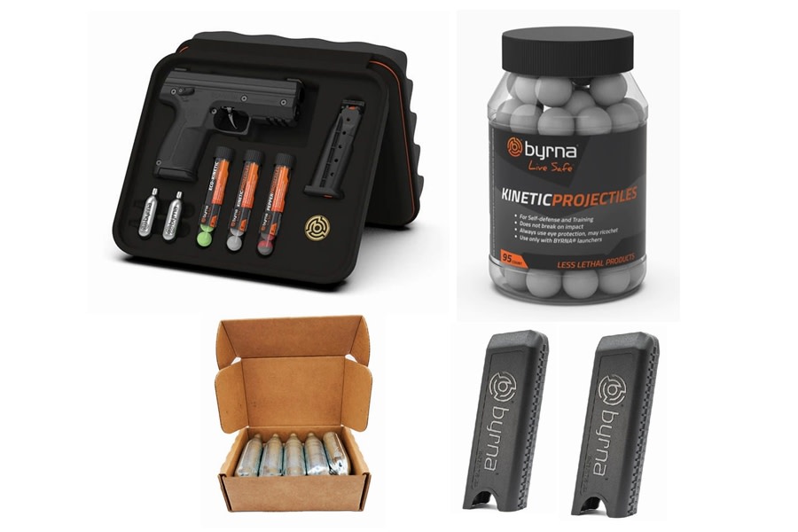 Byrna SD Launcher Kit w/ Projectiles, Cartridges and Mags Package