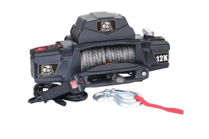 Bulldog Winch 12k Standard Series Winch w/ Synthetic Rope