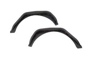 Rugged Ridge HD Rear Steel Tube Fenders, Pair - Black  - JL