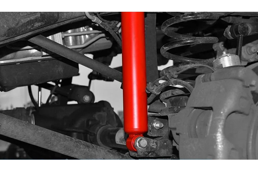 MetalCloak RockSport RED Long Travel Shocks, Front - JK 