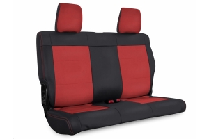 PRP Rear Seat Cover, Black/Red - JK 4dr 2011-12