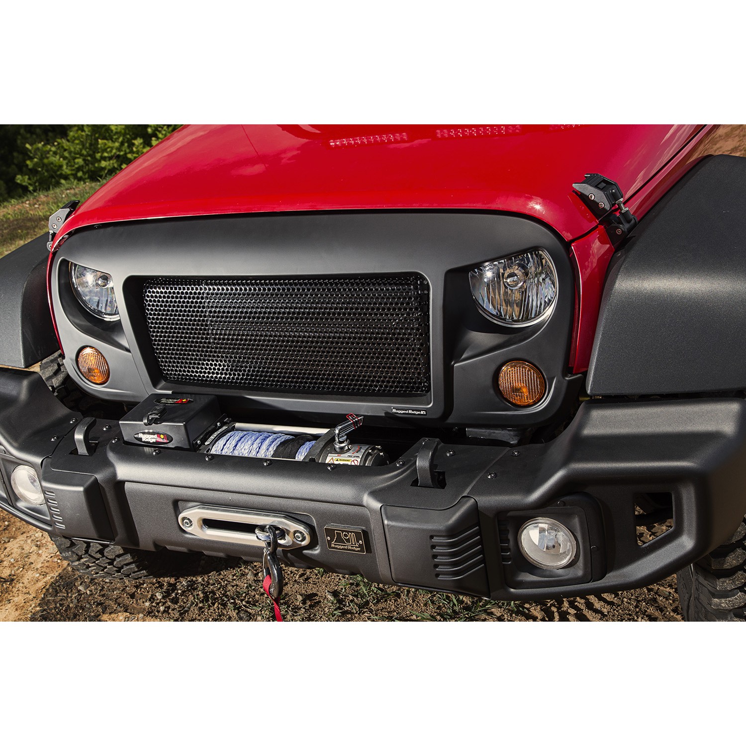 Rugged Ridge Spartacus Bumper Kit, W/Winch Plate - JK